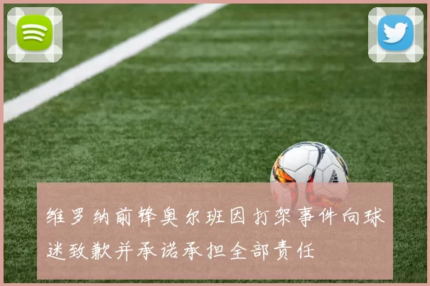 维罗纳前锋奥尔班因打架事件向球迷致歉并承诺承担全部责任